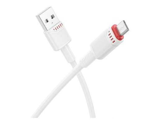Кабель USB Borofone BX110 Micro 2.4A Колір Білий 6941991120732 ma37240_3611055
