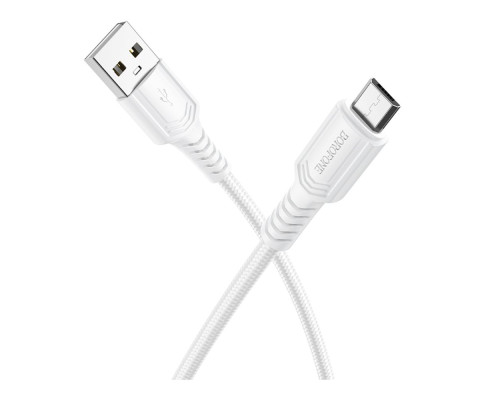 Кабель USB Borofone BX116 Micro 2.4A Колір Чорний 6941991119774 ma37162_3610590