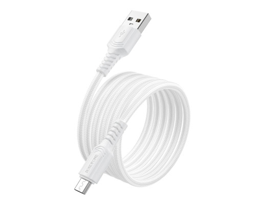 Кабель USB Borofone BX116 Micro 2.4A Колір Чорний 6941991119774 ma37162_3610590