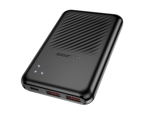 Універсальна Мобільна Батарея Power Bank Borofone BJ30 Starlight 22.5W+PD20W 10000 mAh Колір Чорний 6941991118265 ma36745_3608975