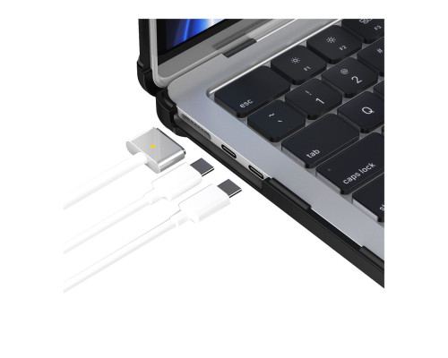 Накладка TPU+PC Color Diagram for MacBook Air 13" 2018/2020 （A2337 M1/A2179/A1932） Колір Navy 2020000472773 ma36670_3608870