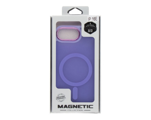 Чохол TPU+PC Space Magnetic Color with Magsafe для iPhone 16e Колір Purple 2020000463061 ma37526_3663125