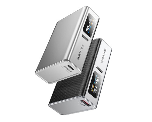 Універсальна Мобільна Батарея Power Bank Borofone BJ72 Energy 22.5W+PD20W 10000 mAh Колір Сірий 6941991117596 ma35988_3605943