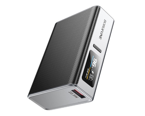 Універсальна Мобільна Батарея Power Bank Borofone BJ72 Energy 22.5W+PD20W 10000 mAh Колір Сірий 6941991117596 ma35988_3605943