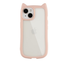 Чохол TPU+PC Cat Ears Case для iPhone 15 Pink ma36936_3609562 2020000470731