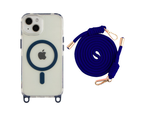 Чохол TPU+PC LanyardCase with MagSafe для iPhone 16 Колір Titanium grey 2020000476924 ma37097_3610351