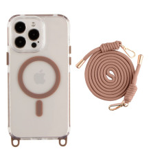 Чохол TPU+PC LanyardCase with MagSafe для iPhone 14 Pro Max Колір Desert Gold 2020000477327 ma37091_3610303