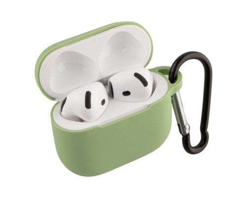 Футляр Silicone Case with hook для Airpods 4 Колір 21.Sea blue 2020000479895