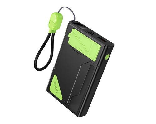 Універсальна Мобільна Батарея Power Bank Hoco DB83 22.5W+PD20W magnetic, with watch charging, cable 10000mAh Колір Чорниий/Зелений 6942007650120 ma37059_3610152