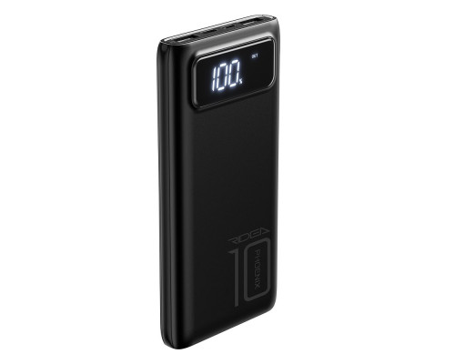 Універсальна Мобільна Батарея Power Bank Ridea RP-D10L Phoenix10 10W digital display + lamp 10000 mAh М'ята упаковка Колір Чорний 2020000493655 ma38833_3868589
