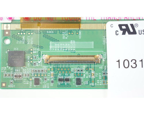 Матриця 11.6 LTN116AT03 (1366*768, 40pin, LED, NORMAL, глянцева, роз'єм праворуч знизу) для ноутбука (renew) NBB-47894