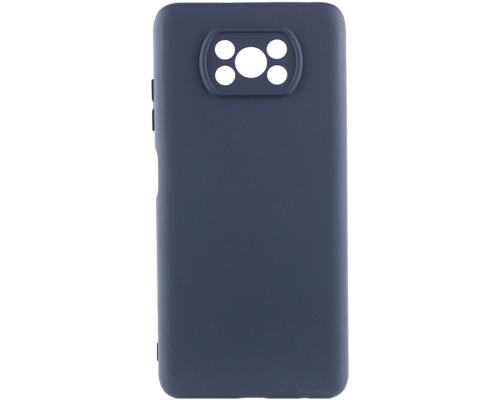 Чохол Silicone Cover Full Camera Xiaomi Poco X3 midnight blue PLS-00-00106246