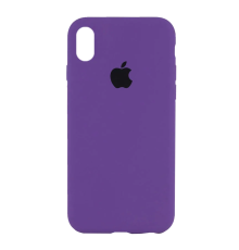 Чохол Silicone Case Full Protective iPhone X(XS) amethyst PLS-00-00096910