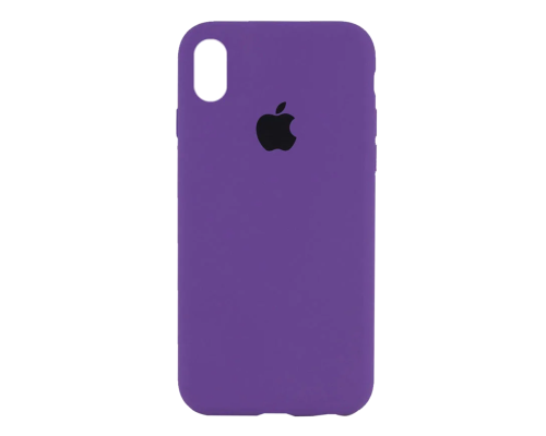 Чохол Silicone Case Full Protective iPhone X(XS) amethyst PLS-00-00096910