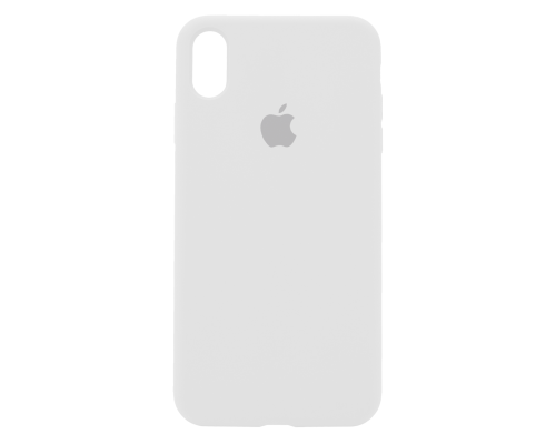 Чохол Silicone Case Full Protective iPhone X(XS) white PLS-00-00097606