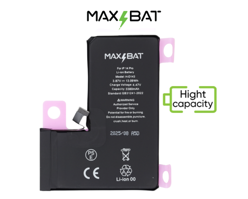 Акумулятор iPhone 14 Pro (Max Bat Plus) PLS-00-00145243