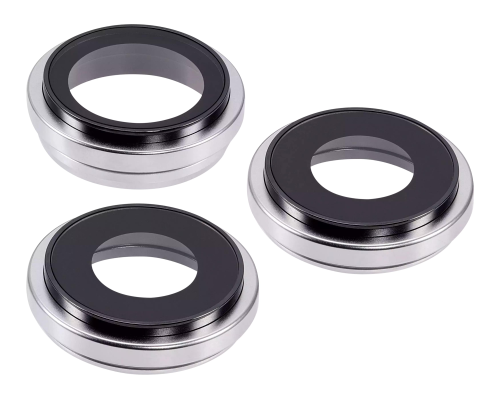 Скло камери Apple iPhone 16 Pro з рамкою white titanium (Original) PLS-00-00132865