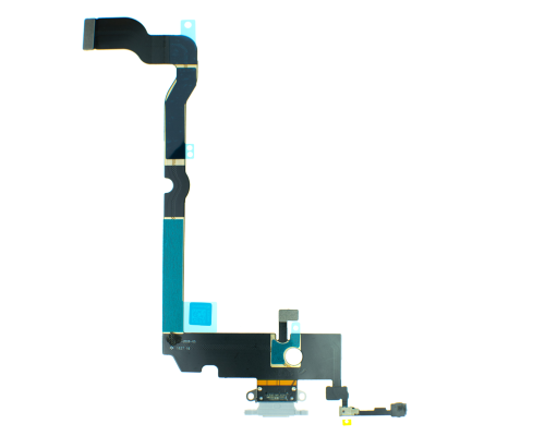 Шлейф iPhone XS Max з роз'ємом зарядки white (Original China) PLS-00-00101579