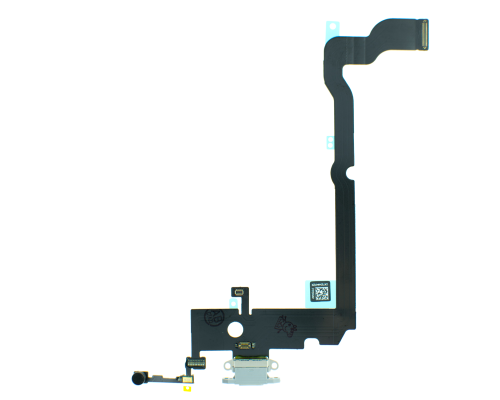 Шлейф iPhone XS Max з роз'ємом зарядки white (Original China) PLS-00-00101579