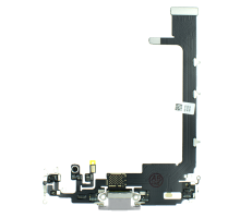 Шлейф iPhone 11 Pro Max з роз'ємом зарядки silver PLS-00-00079169