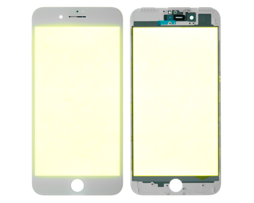 Скло дисплея iPhone 7 Plus з рамкою white (Original China) PLS-00-00083951