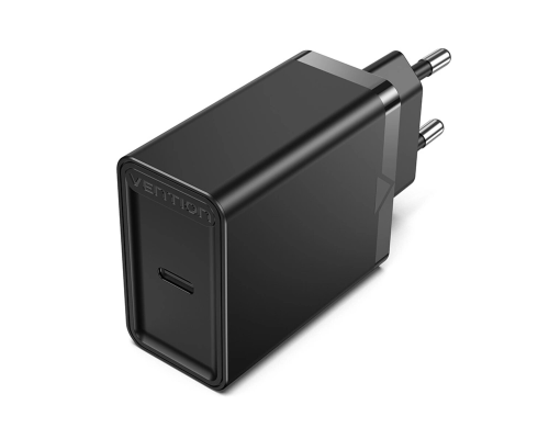 Зарядний пристрій Vention 20W 1USB-C black PLS-00-00134646