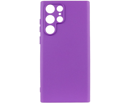 Чохол Silicone Cover Full Camera Samsung S928 Galaxy S24 Ultra purple PLS-00-00118429