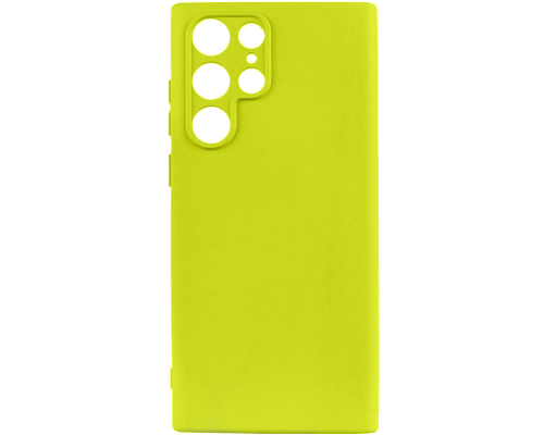 Чохол Silicone Cover Full Camera Samsung S928 Galaxy S24 Ultra yellow PLS-00-00118418