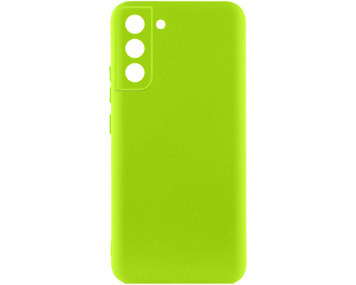 Чохол Silicone Cover Full Camera Samsung G990 Galaxy S21 FE neon green PLS-00-00118361