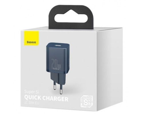 Зарядний пристрій Baseus Super Si 20W 3A 1USB-C blue PLS-00-00079882