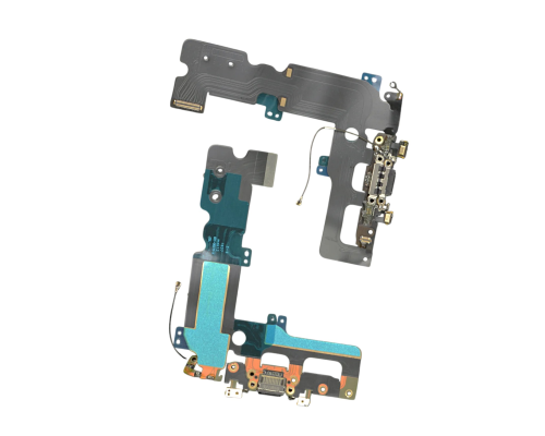 Шлейф iPhone 7 Plus з роз'ємом зарядки black PLS-00-00013575