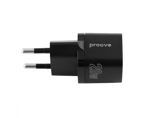 Зарядний пристрій Proove Silicone Power 20W Type-C black PLS-00-00129517