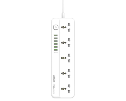 Мережевий фільтр LDNIO SC5614 17W 3.4A 2м white PLS-00-00102323