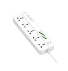 Мережевий фільтр LDNIO SC5614 17W 3.4A 2м white PLS-00-00102323