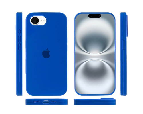 Чохол Silicone Case Full Protective iPhone 16e capri blue PLS-00-00142239