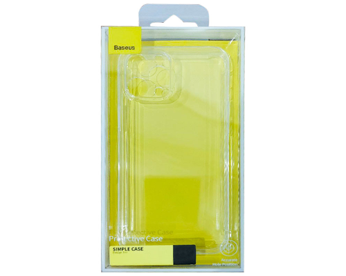 Чохол Baseus Simple (TPU) iPhone 13 Pro transparent PLS-00-00079315