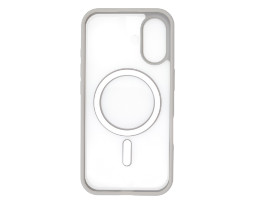 Чохол TPU+PC Сolor сase with MagSafe iPhone 16 natural titanium PLS-00-00135405