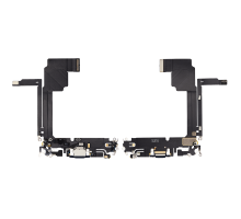 Шлейф iPhone 15 Pro Max з роз'ємом зарядки blue titanium (Original Used) PLS-00-00112828