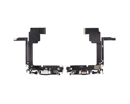 Шлейф iPhone 15 Pro Max з роз'ємом зарядки blue titanium (Original Used) PLS-00-00112828