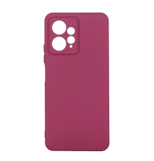 Чохол Silicone Cover Full Camera Xiaomi Redmi Note 12 4G maroon PLS-00-00117516