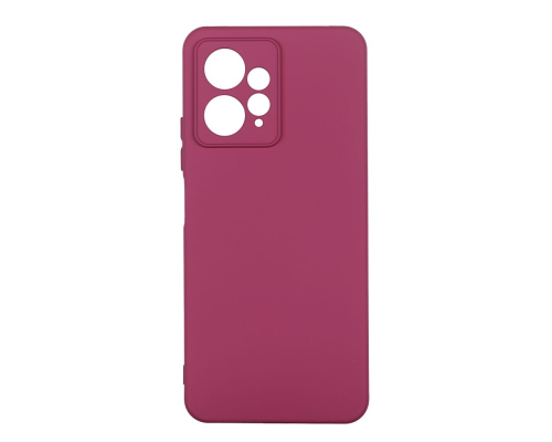 Чохол Silicone Cover Full Camera Xiaomi Redmi Note 12 4G maroon PLS-00-00117516