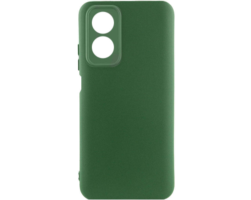 Чохол Silicone Cover Full Camera Oppo A17 dark green PLS-00-00118156