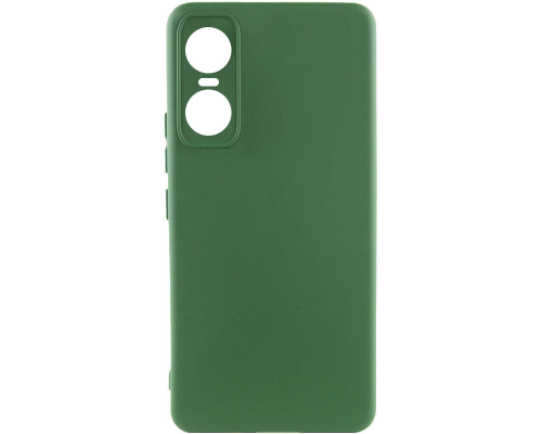 Чохол Silicone Cover Full Camera Tecno Pop 6 Pro dark green PLS-00-00118476