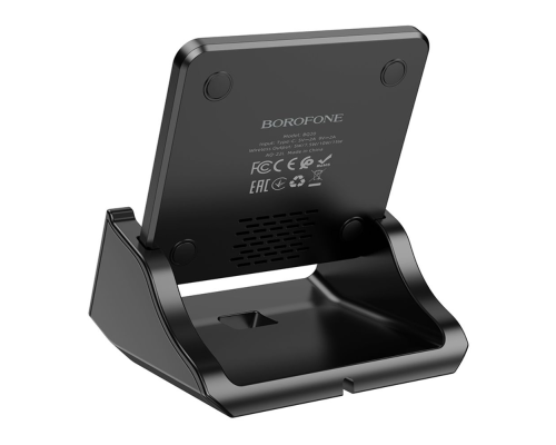Бездротовий зарядний пристрій Borofone BQ20 15W black PLS-00-00124464