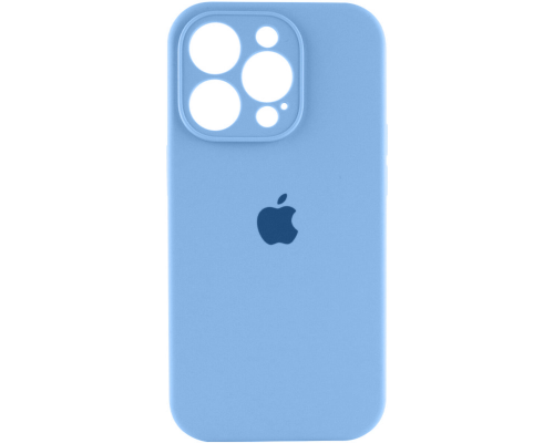 Чохол Silicone Case Full Camera Protective iPhone 15 Pro cornflower PLS-00-00111544