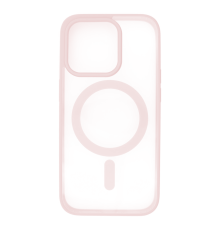 Чохол TPU+PC Сolor сase with MagSafe iPhone 15 Pro Max pink PLS-00-00135415