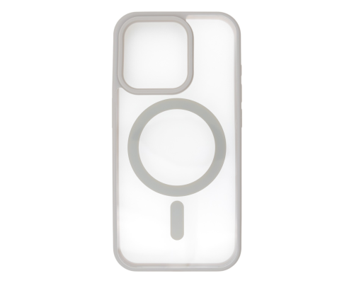 Чохол TPU+PC Сolor сase with MagSafe iPhone 13 Pro natural titanium PLS-00-00135436