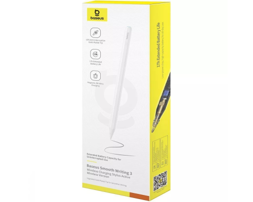 Стилус Baseus Smooth Writing 3 Series Wireless Charging white PLS-00-00142328