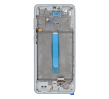 Дисплей Samsung A336 Galaxy A33 5G (2022) з сенсором та рамкою white (OLED) (Small size) PLS-00-00141432