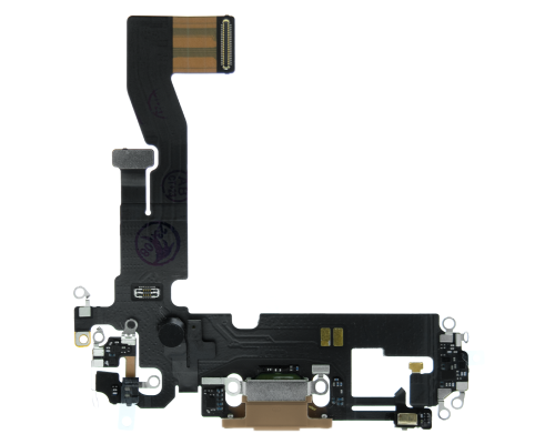 Шлейф iPhone 12 з роз'ємом зарядки gold (Original) PLS-00-00107251
